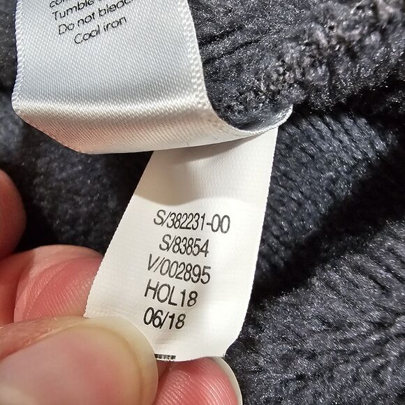 Athleta Cowl Neck Fleece Lined Cozy Gray Pullover Sweatshirt Small Athleisure - Picture 7 of 8